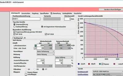 Auslegungssoftware von Airflow für Lüftungsgeräte ist „ready for BIM“