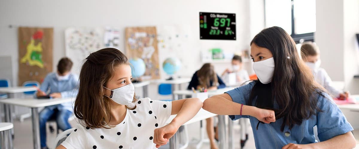 CO2 Messung in Klassenzimmern CO2-Messung in Klassenräumen