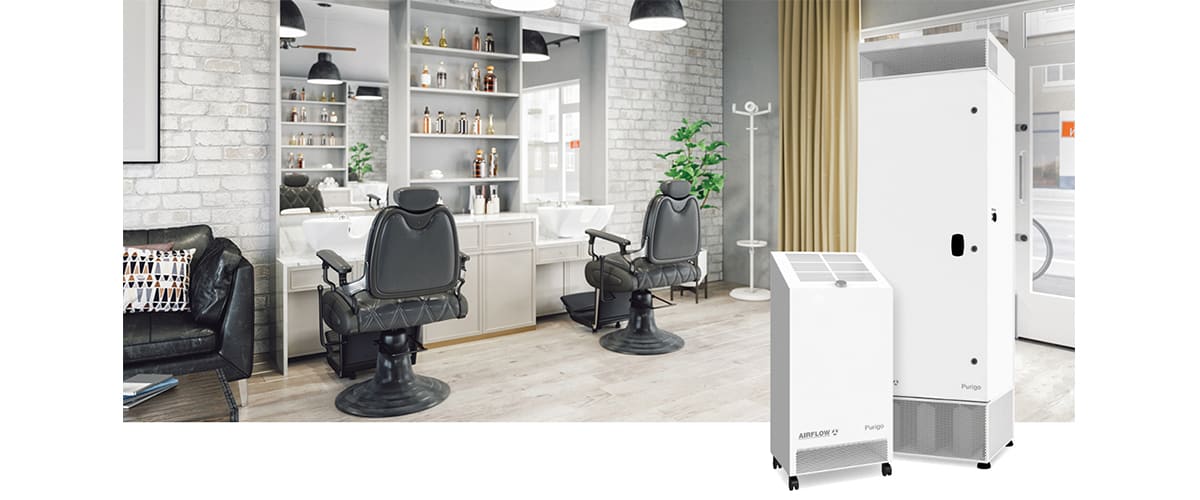 2174 AFL PurigoT Composing Facebook-LinkedIn_v3Frisoer Luftreiniger im Friseursalon