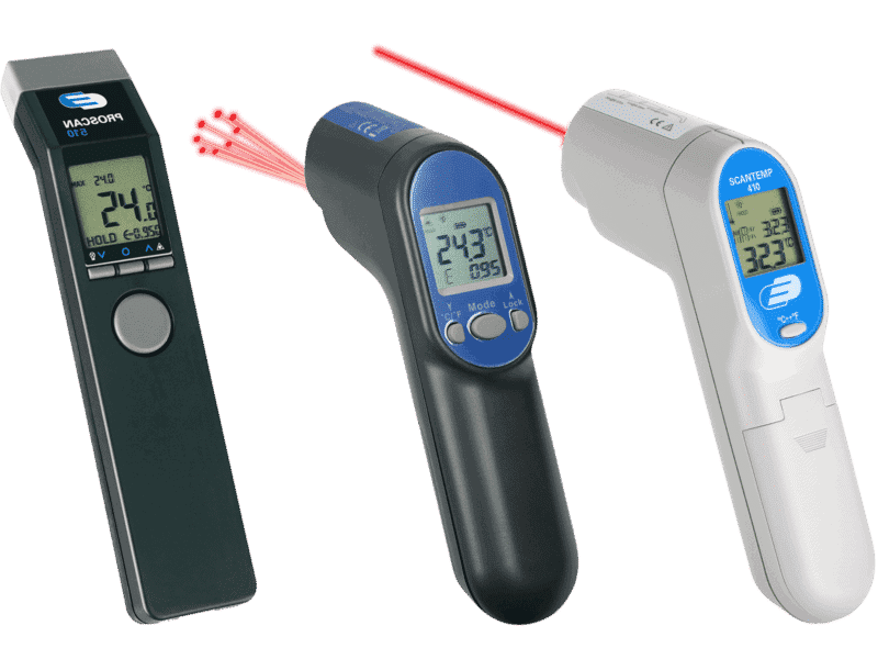 Artikelbild der Produktserie Infrarot-Thermo&shy;meter Scan