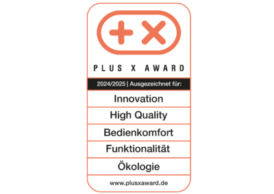 Gütesiegel Plus X Award